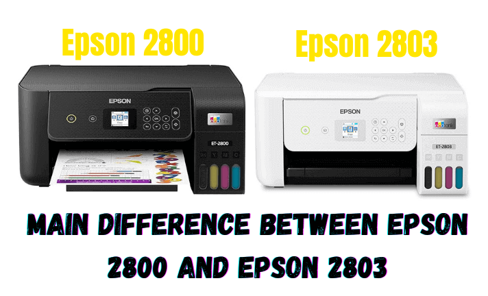 Epson 2800 vs 2803